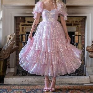 Fanciful Doll Aphrodite’s Kiss Cherie Midi dress